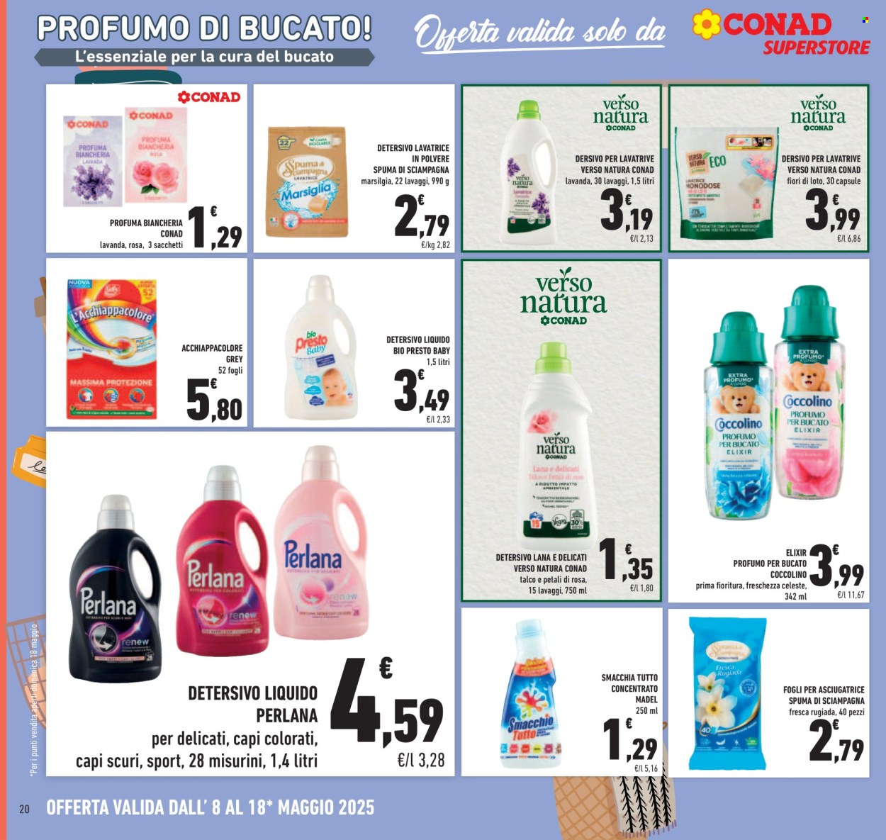Volantino Conad Superstore - 8/5/2025 - 18/5/2025. Pagina 1