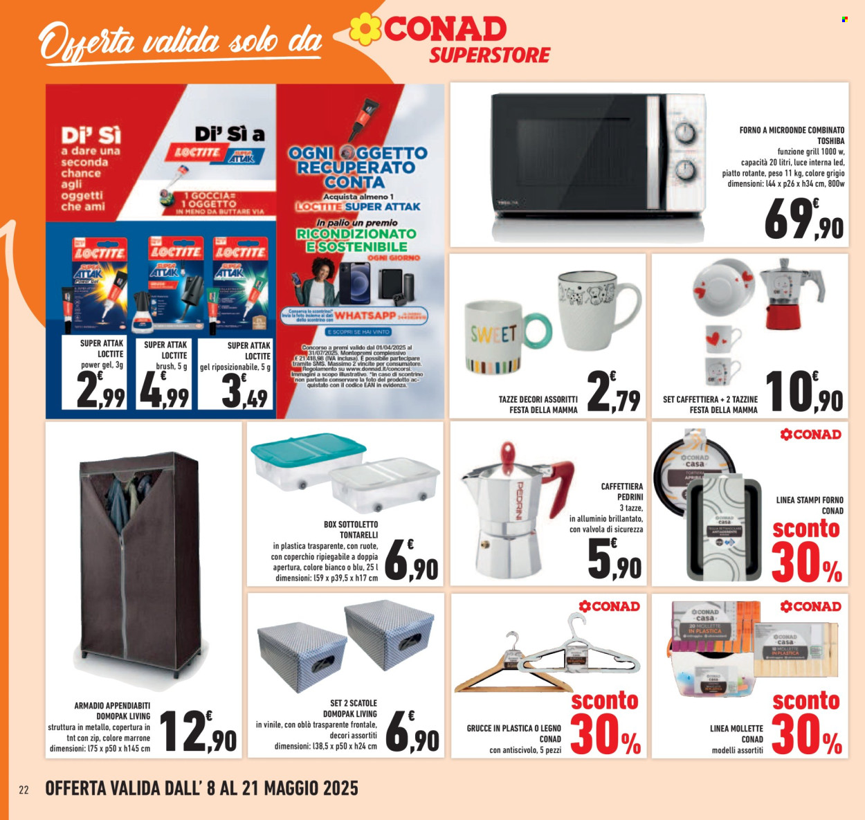 Volantino Conad Superstore - 8/5/2025 - 18/5/2025. Pagina 1