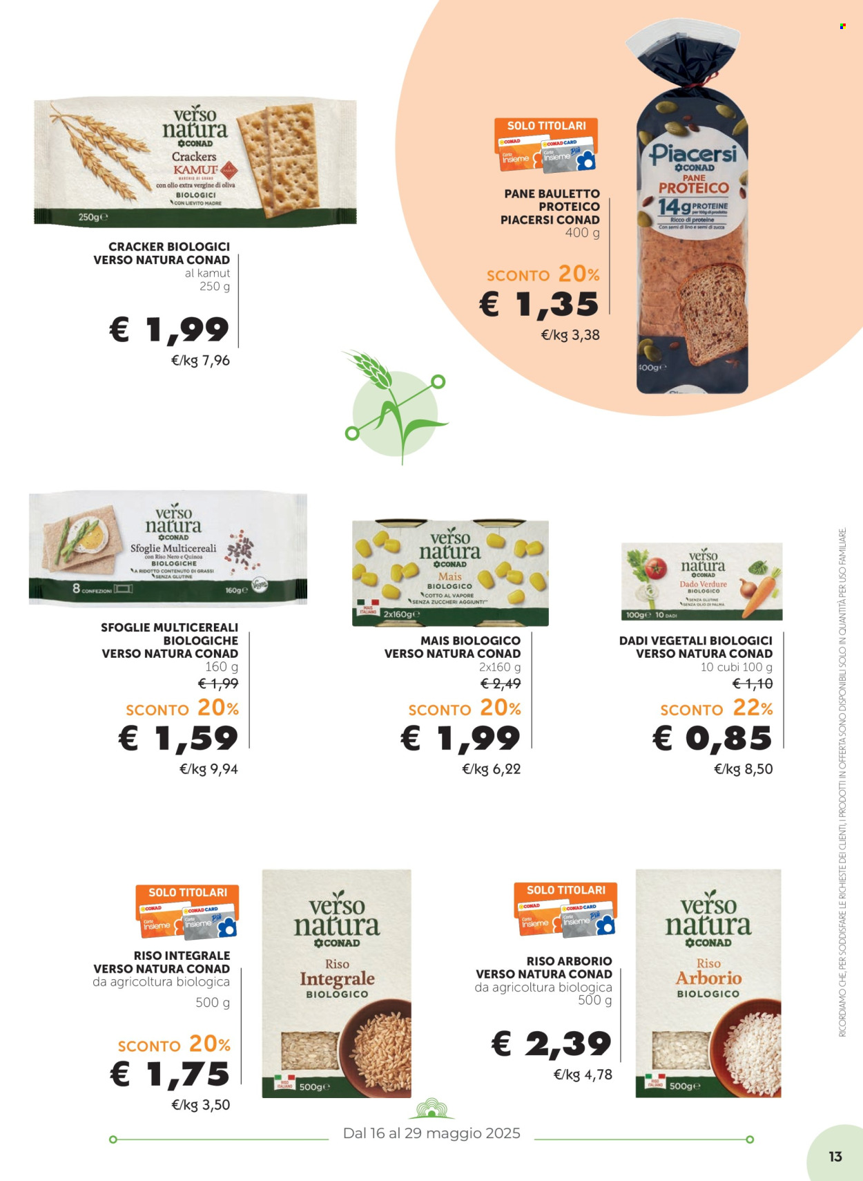 Volantino Conad - 16/5/2025 - 29/5/2025. Pagina 1