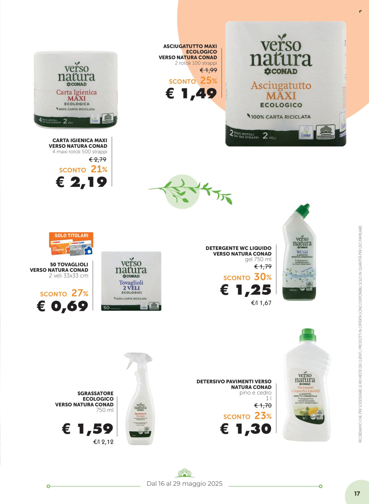 Volantino Conad - 16/5/2025 - 29/5/2025. Pagina 1