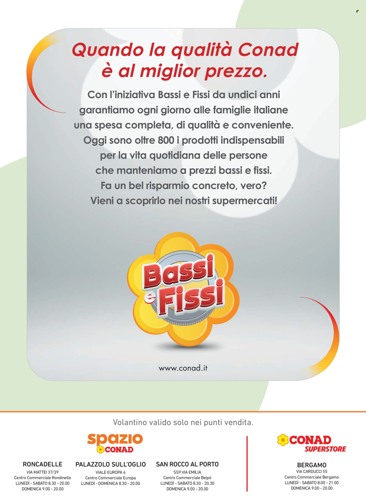 Volantino Conad - 16/5/2025 - 29/5/2025. Pagina 1