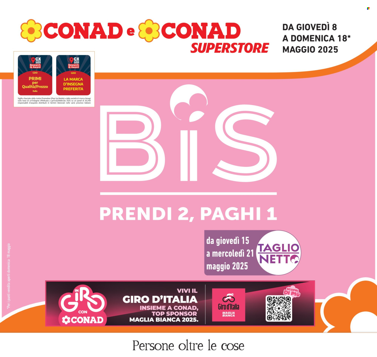 Volantino Conad Superstore - 8/5/2025 - 18/5/2025. Pagina 1