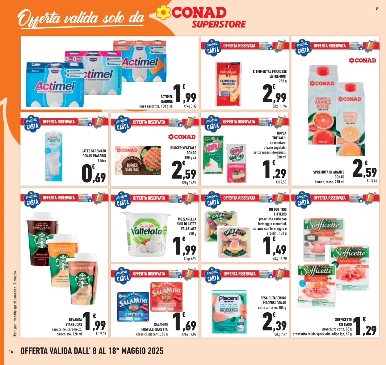 Volantino Conad Superstore - 8/5/2025 - 18/5/2025. Pagina 1