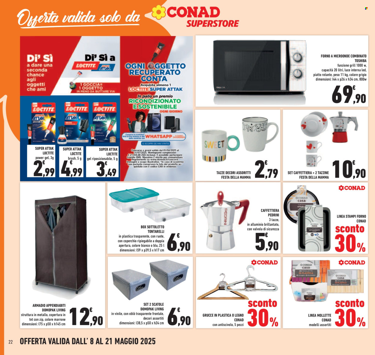 Volantino Conad Superstore - 8/5/2025 - 18/5/2025. Pagina 1