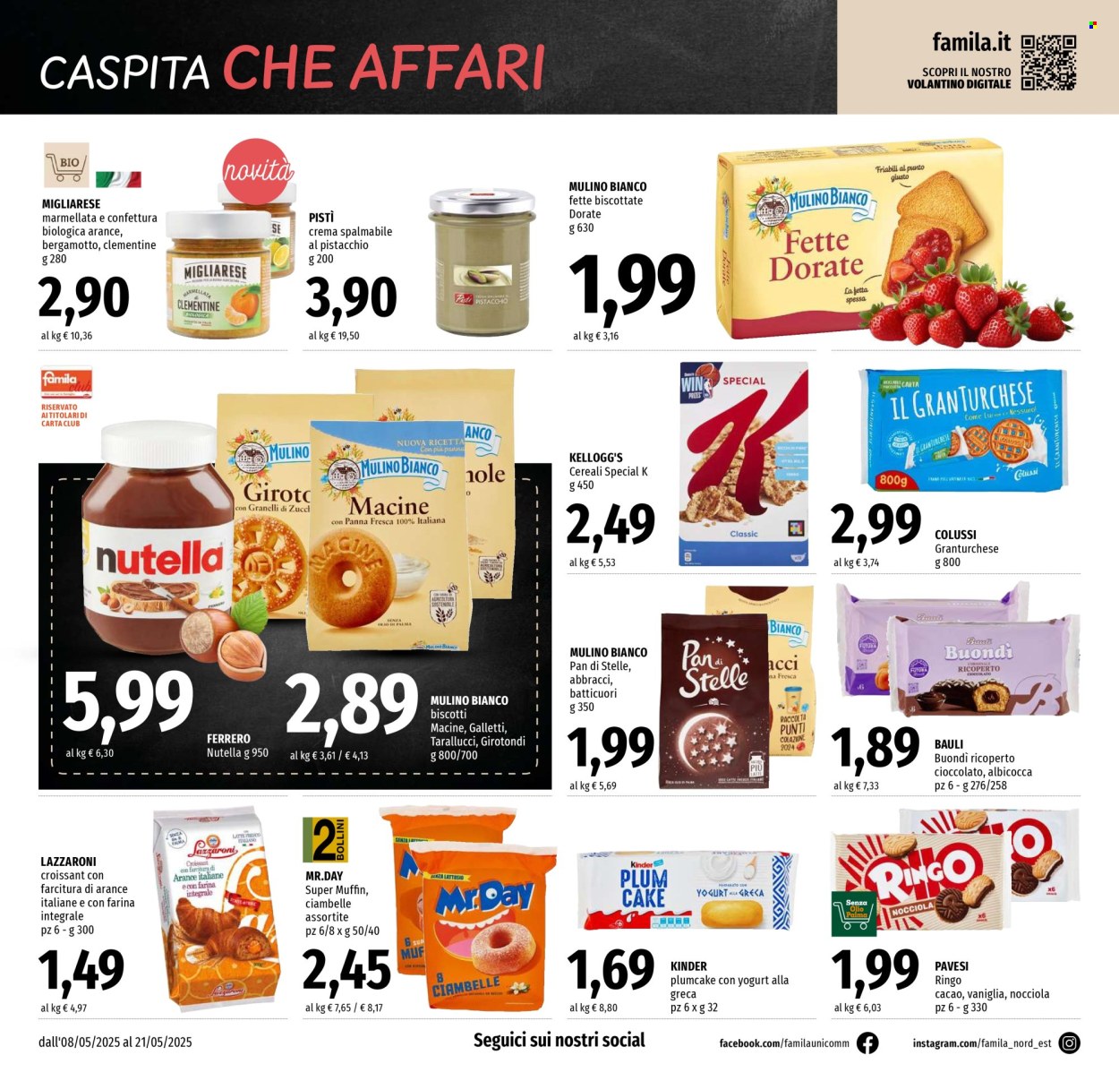 Volantino Famila - 8/5/2025 - 21/5/2025. Pagina 1
