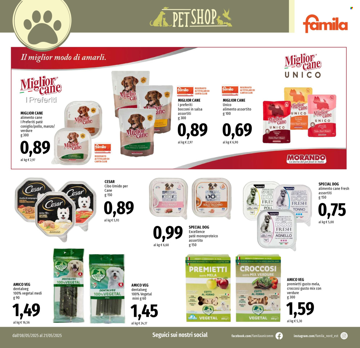 Volantino Famila - 8/5/2025 - 21/5/2025. Pagina 1