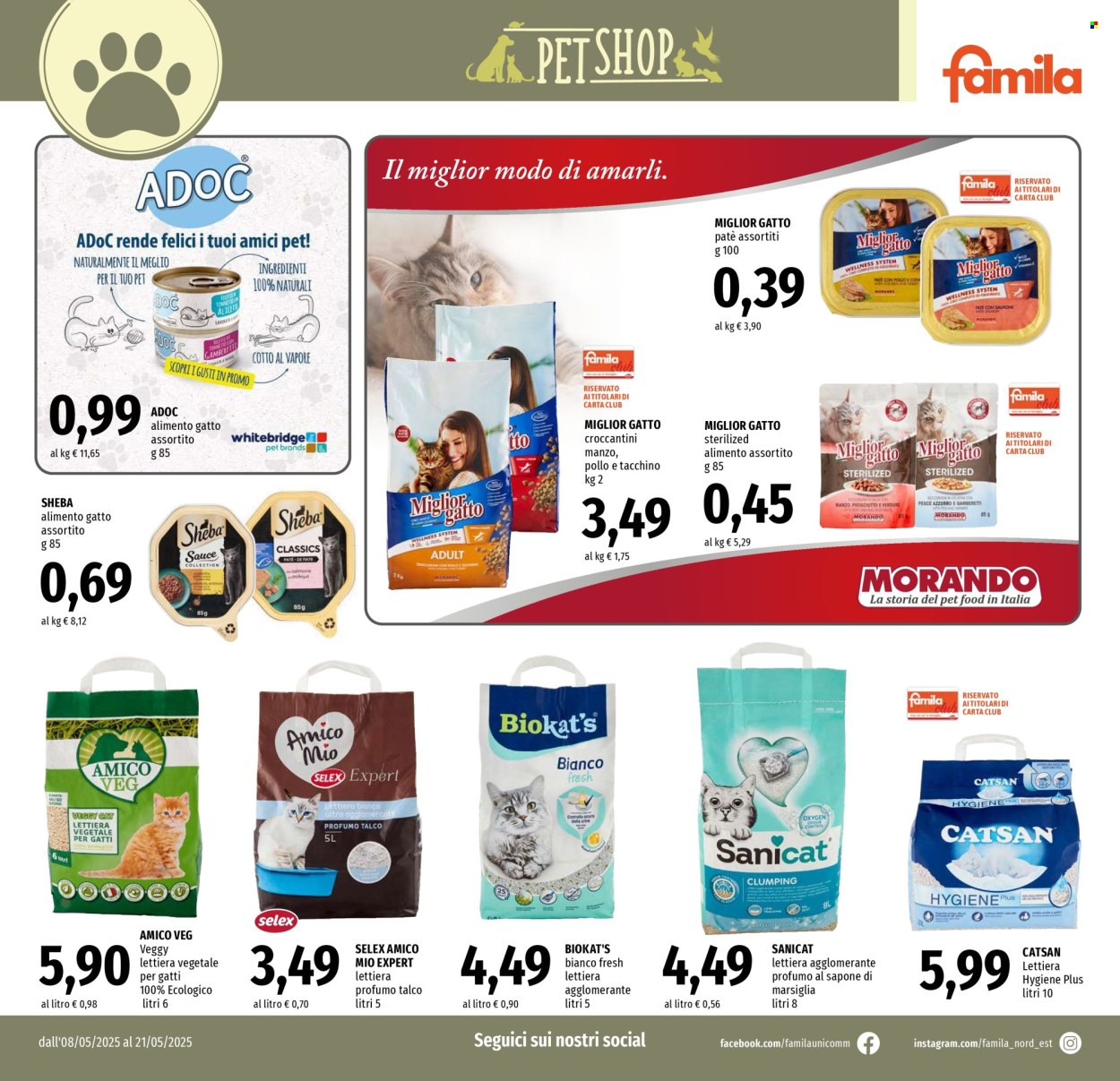 Volantino Famila - 8/5/2025 - 21/5/2025. Pagina 1