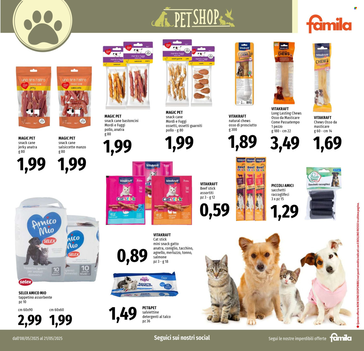 Volantino Famila - 8/5/2025 - 21/5/2025. Pagina 1