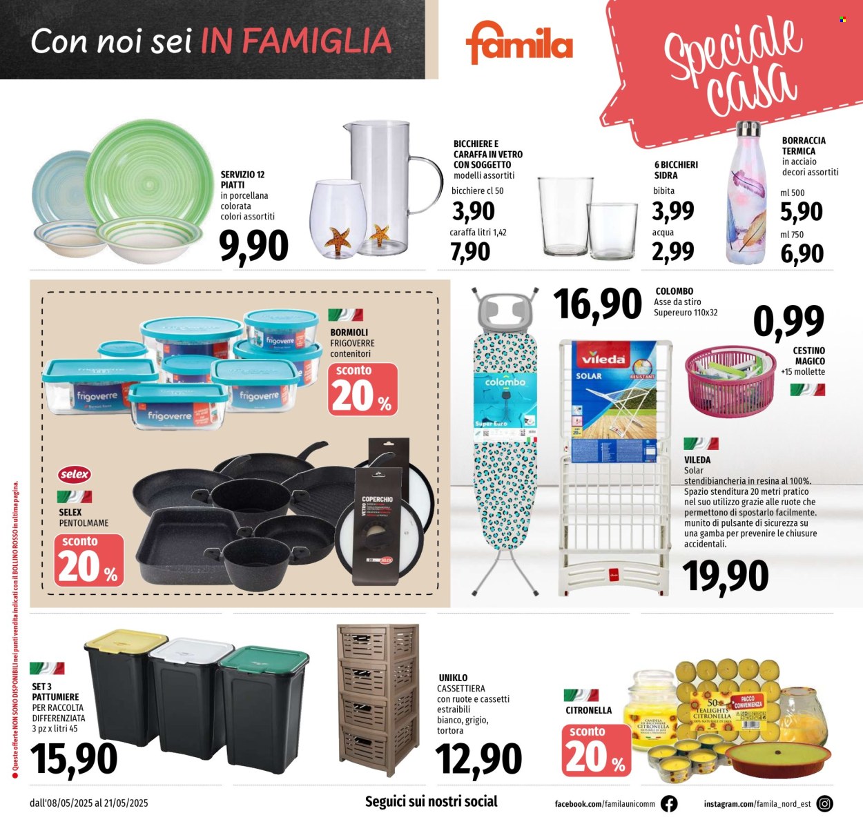 Volantino Famila - 8/5/2025 - 21/5/2025. Pagina 1