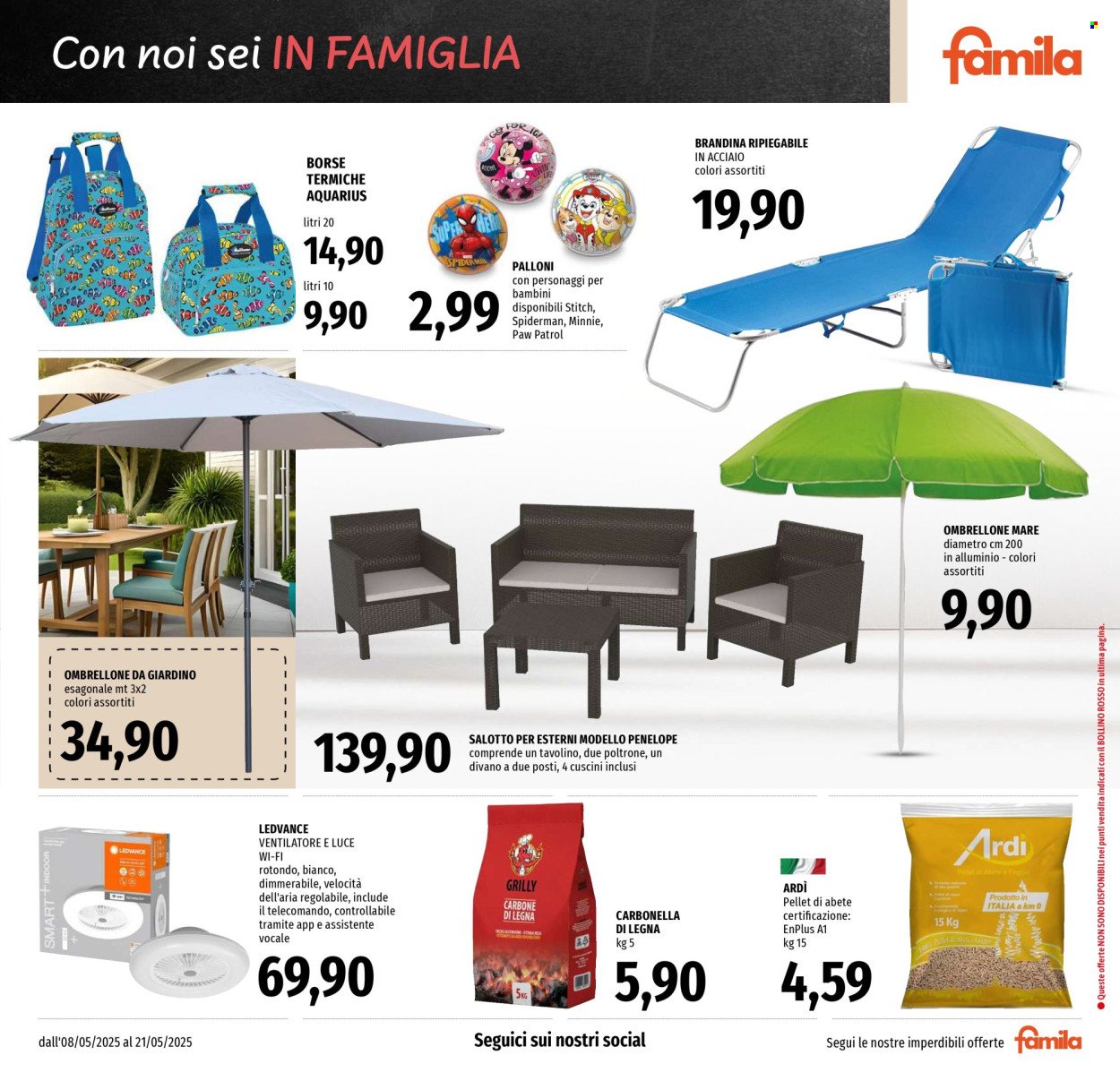 Volantino Famila - 8/5/2025 - 21/5/2025. Pagina 1