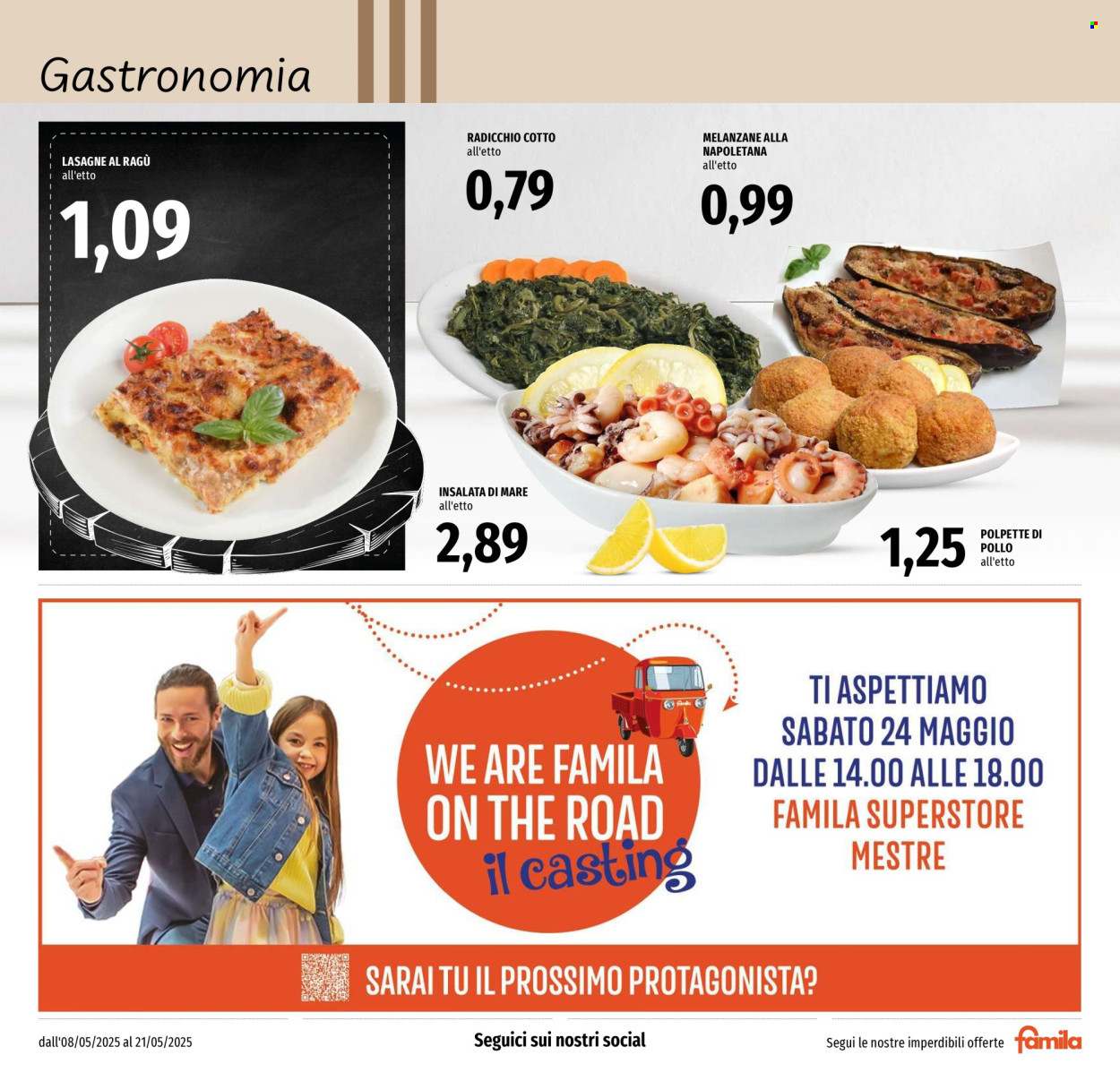 Volantino Famila - 8/5/2025 - 21/5/2025. Pagina 1