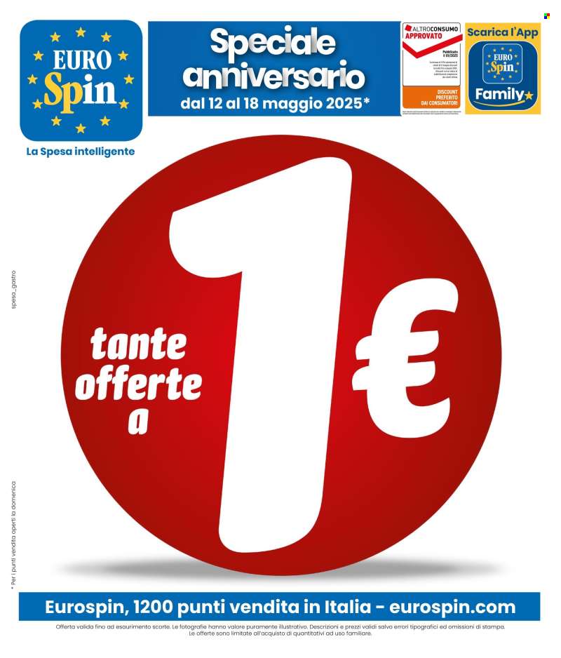Volantino EuroSpin - 12/5/2025 - 18/5/2025.
