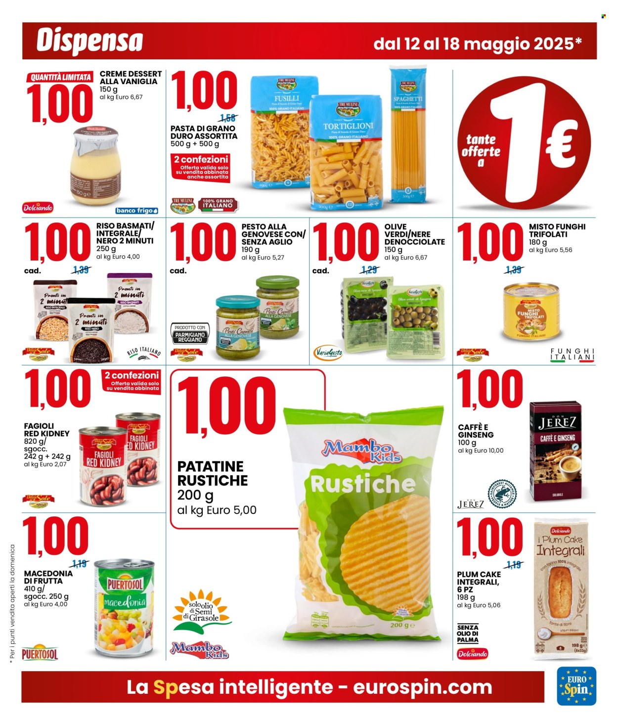 Volantino EuroSpin - 12/5/2025 - 18/5/2025. Pagina 1