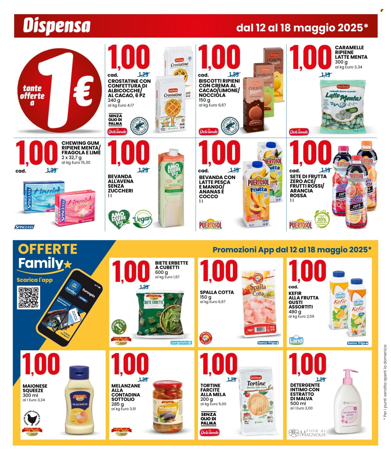 Volantino EuroSpin - 12/5/2025 - 18/5/2025. Pagina 1