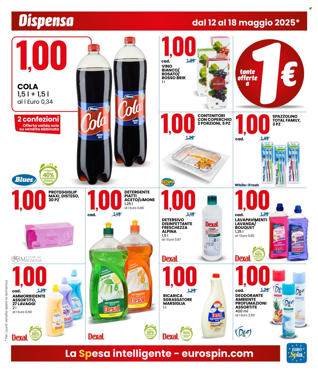 Volantino EuroSpin - 12/5/2025 - 18/5/2025. Pagina 1