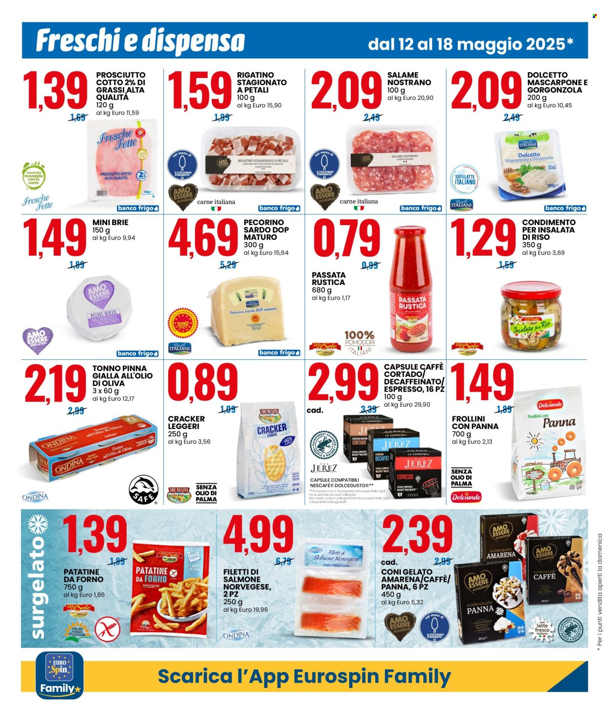 Volantino EuroSpin - 12/5/2025 - 18/5/2025. Pagina 1