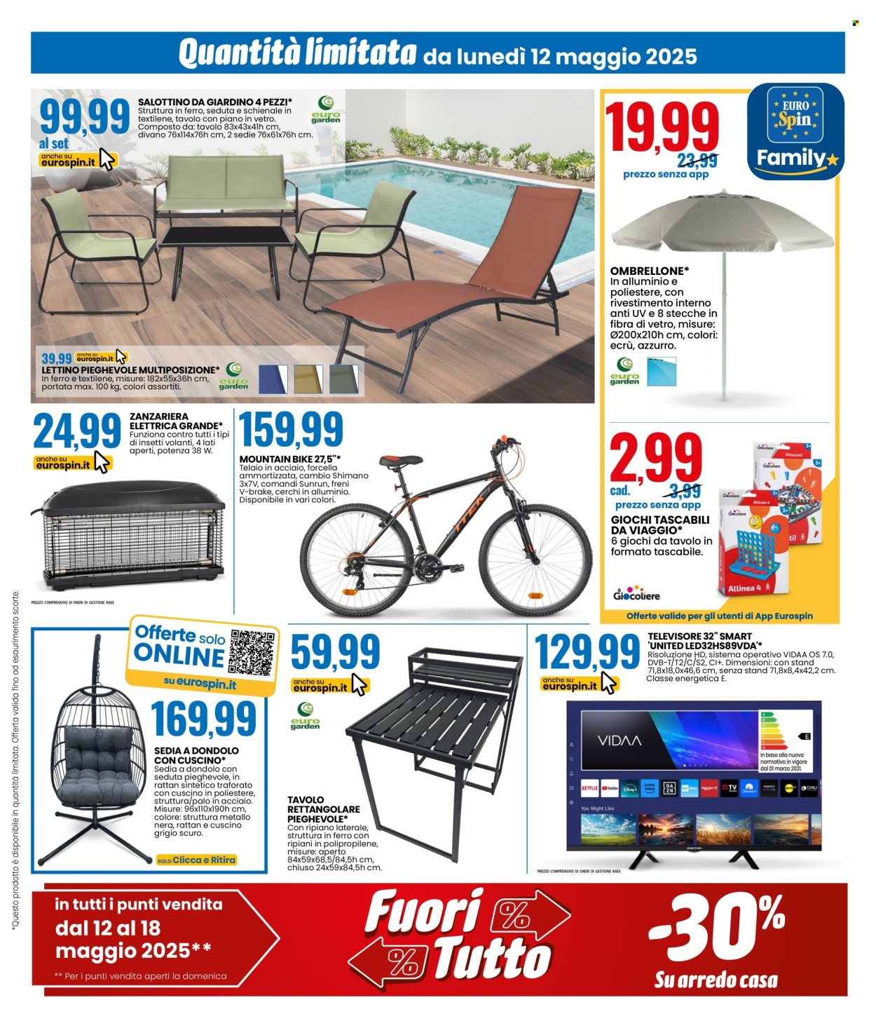 Volantino EuroSpin - 12/5/2025 - 18/5/2025. Pagina 1