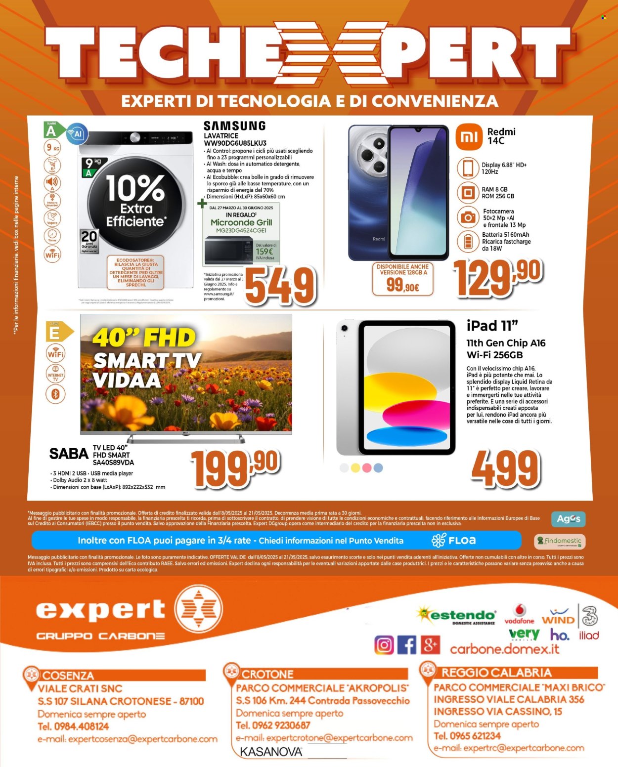Volantino Expert - 8/5/2025 - 21/5/2025. Pagina 1