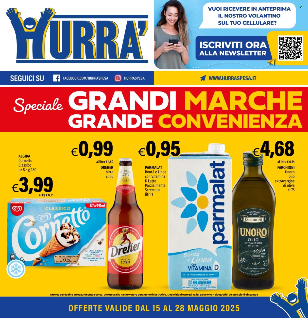 Volantino Hurrà Discount - 15/5/2025 - 28/5/2025. Pagina 1