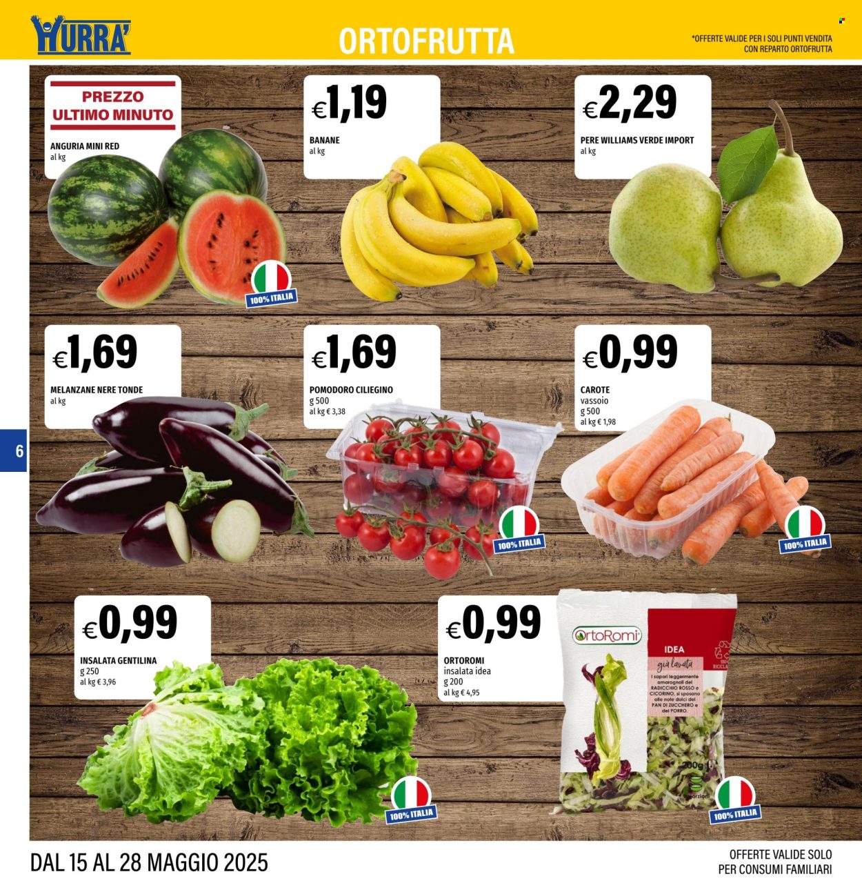 Volantino Hurrà Discount - 15/5/2025 - 28/5/2025. Pagina 1