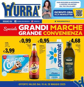 Volantino Hurrà Discount - 15/5/2025 - 28/5/2025.