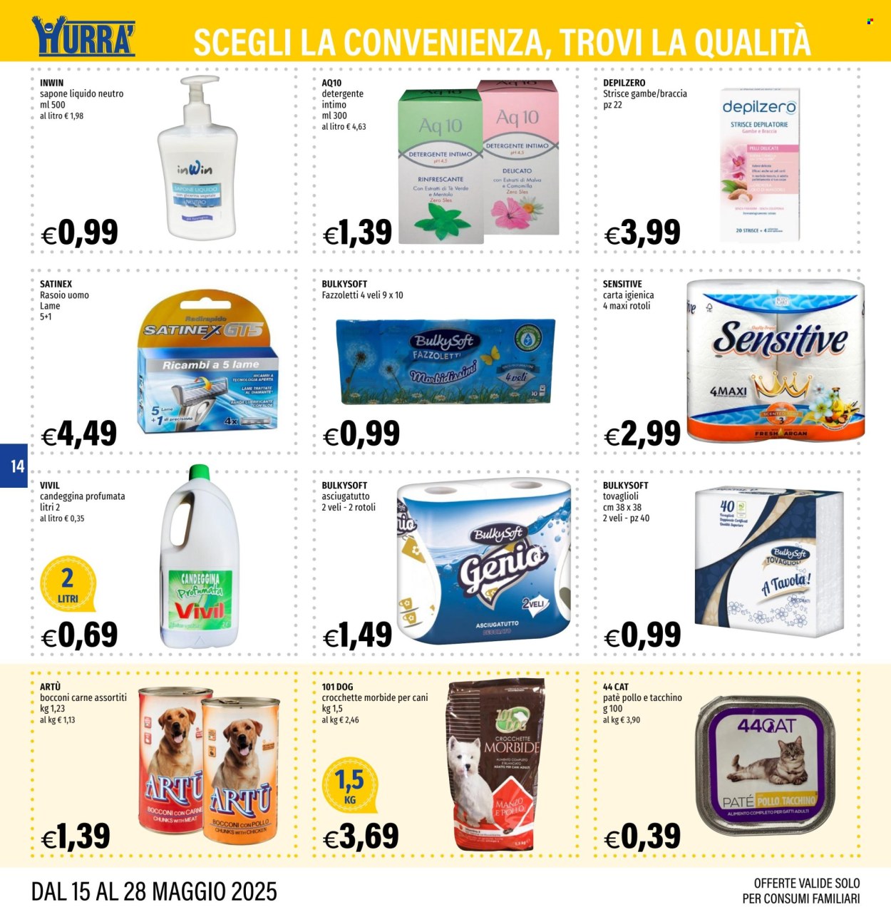Volantino Hurrà Discount - 15/5/2025 - 28/5/2025. Pagina 1
