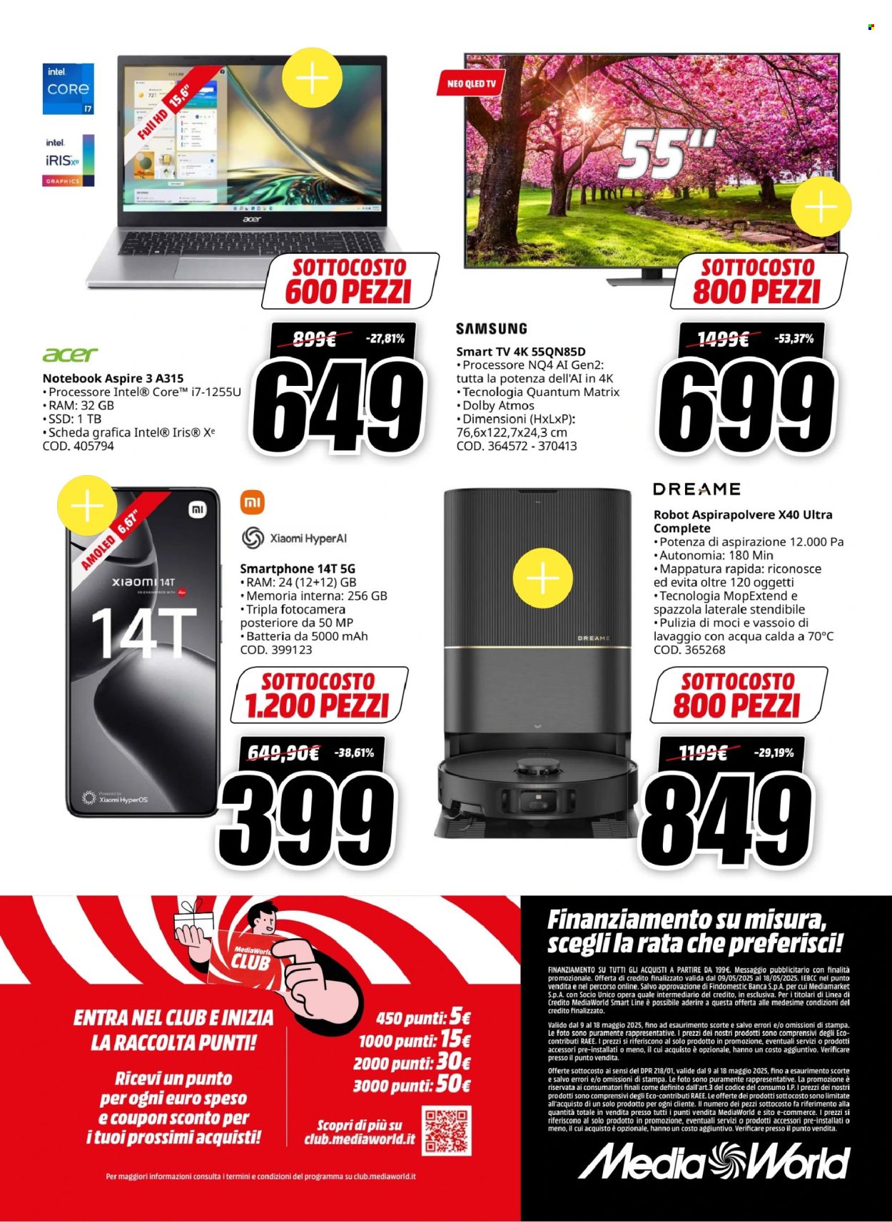 Volantino MediaWorld - 9/5/2025 - 18/5/2025. Pagina 1