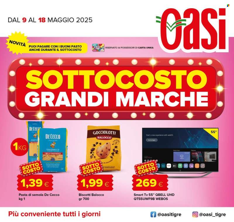 Volantino Oasi - 9/5/2025 - 18/5/2025.