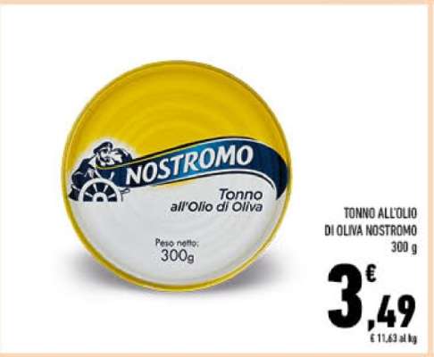 Tonno all'olio di oliva Nostromo