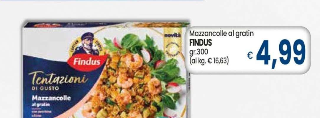Mazzancolle al gratin