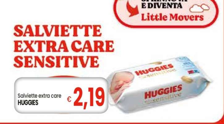 Salviette extra care HUGGIES