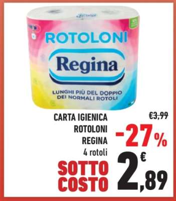 Carta Igienica Rotoloni Regina