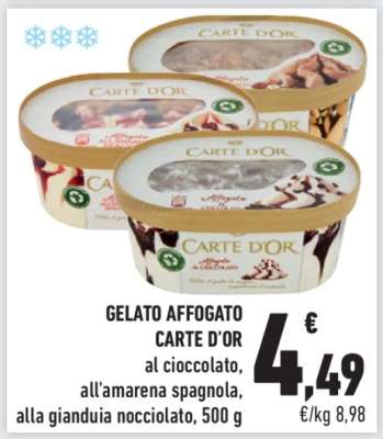 Gelato Affogato Carte d'Or