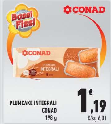 PLUMCAKE INTEGRALI CONAD