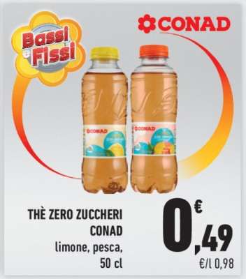 THÈ ZERO ZUCCHERI CONAD