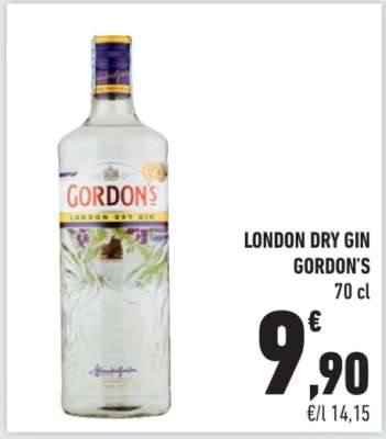 LONDON DRY GIN GORDON'S