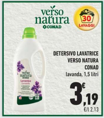 DETERSIVO LAVATRICE VERSO NATURA CONAD