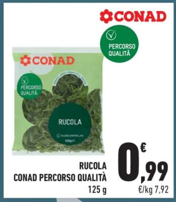 Rucola Conad Percorso Qualità