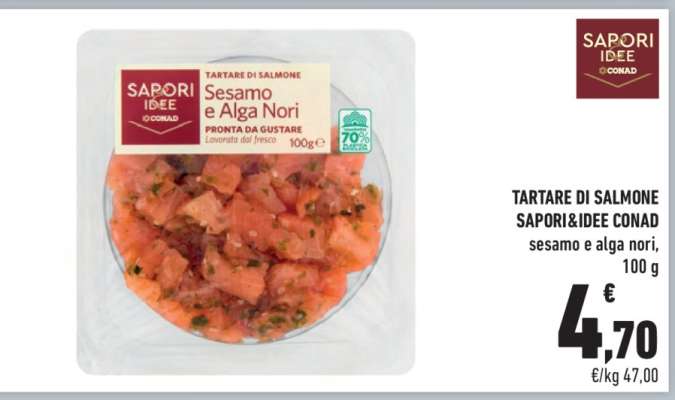 Tartare di Salmone Sapori&Idee Conad