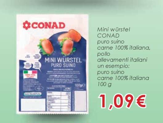 Mini würstel CONAD