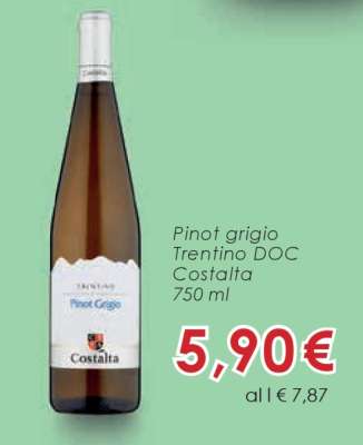Pinot Grigio Trentino DOC Costalta