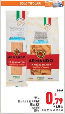 PASTA TRAFILATA AL BRONZO ARMANDO