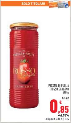 Passata di Puglia Rosso Gargano