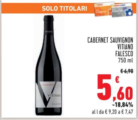 Cabernet Sauvignon Vitiano Falesco