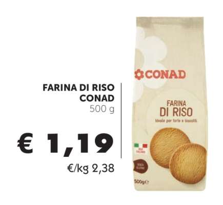 FARINA DI RISO CONAD