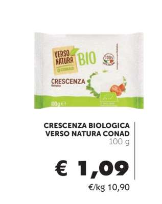 Crescenza Biologica Verso Natura Conad