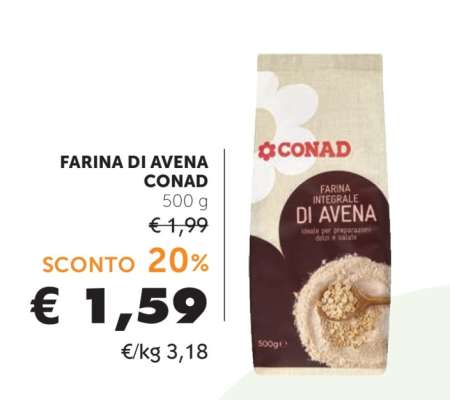 FARINA DI AVENA CONAD