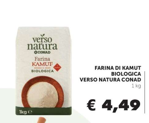 FARINA DI KAMUT BIOLOGICA VERSO NATURA CONAD