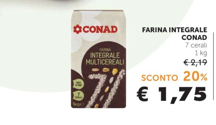 FARINA INTEGRALE CONAD