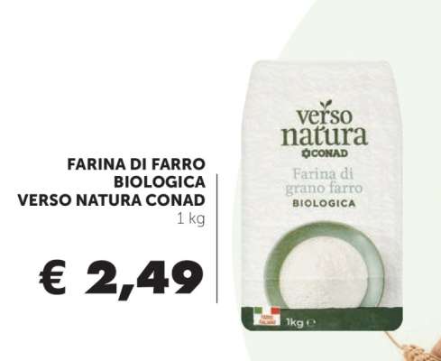 FARINA DI FARRO BIOLOGICA VERSO NATURA CONAD